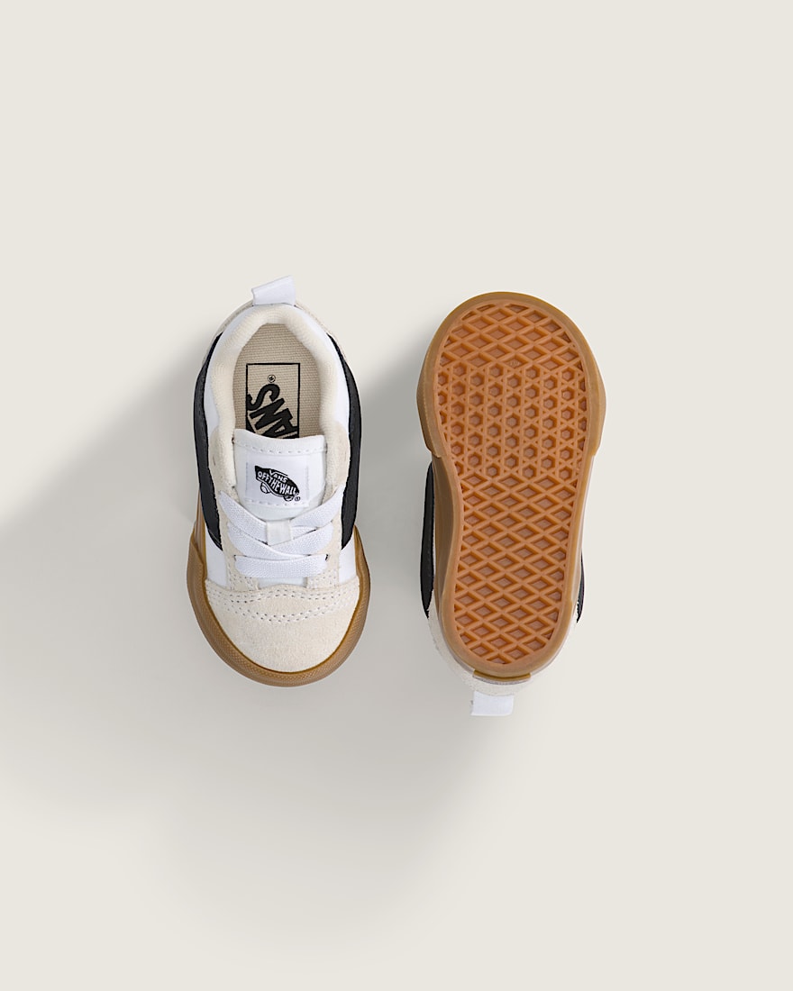 Toddler Knu Skool Shoe VANS Turtledove White  Marshmallow White ALT2