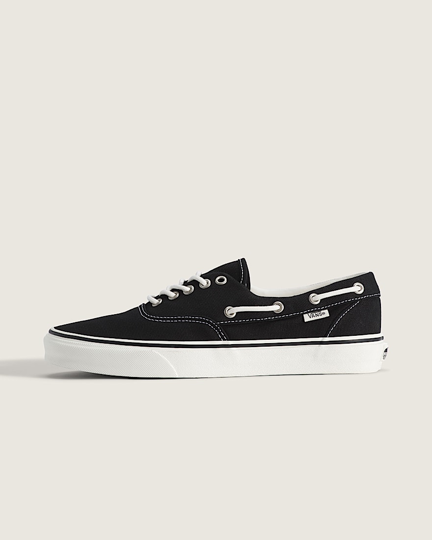 Authentic Boat Shoe VANS Heavyweight Canvas Black  Marshmallow HERO