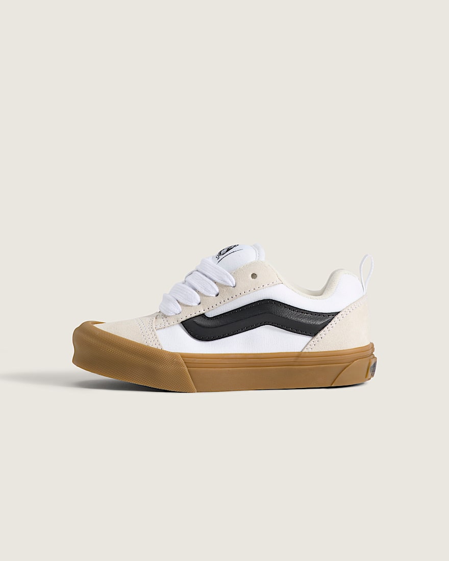 Little Kids Knu Skool Shoe VANS Turtledove White Marshmallow White HERO