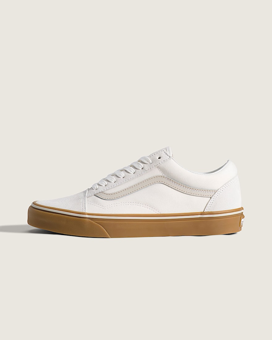Old Skool Shoe VANS Gum White HERO