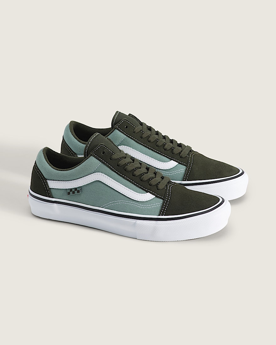 Skate Old Skool Shoe VANS Obsidian Fern Green ALT1