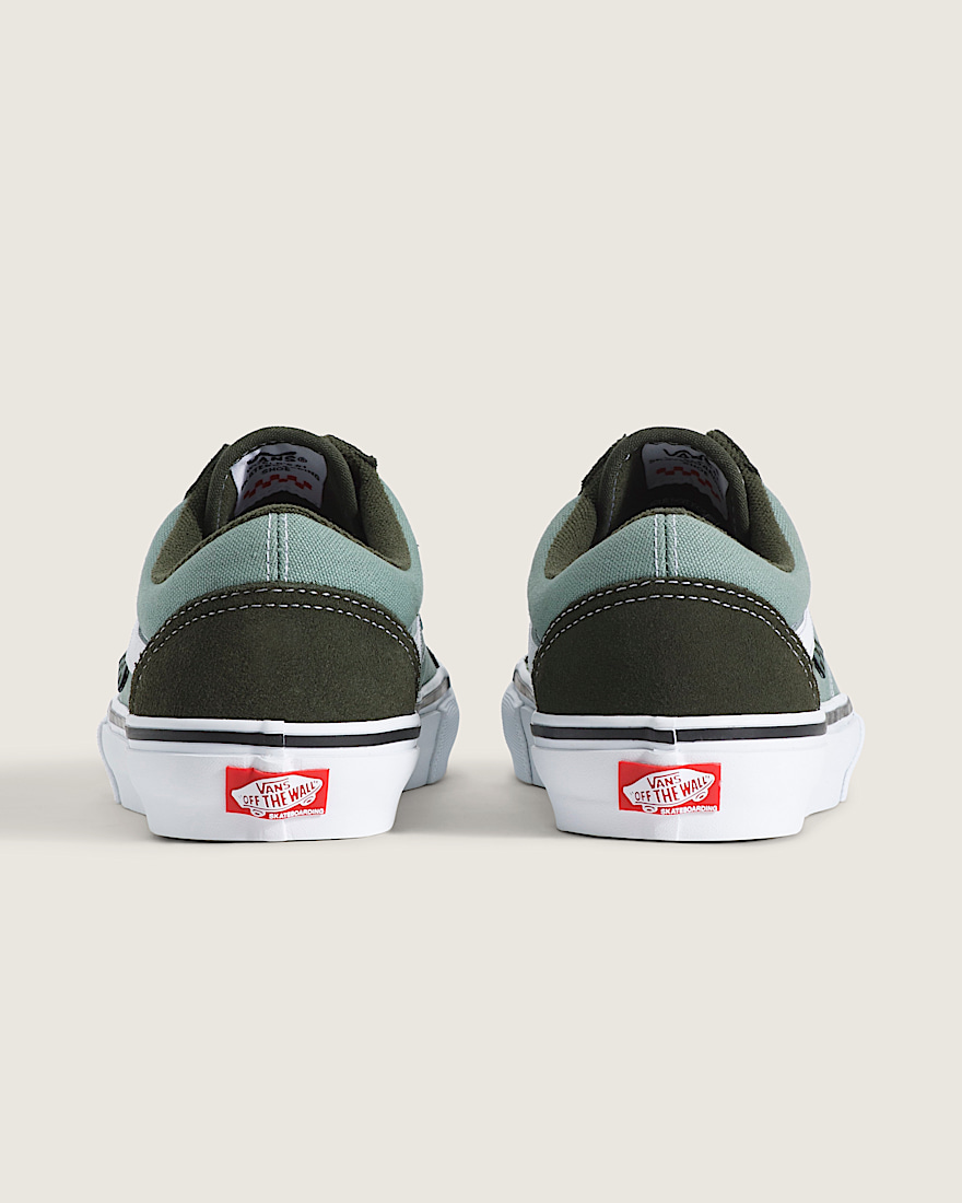 Skate Old Skool Shoe VANS Obsidian Fern Green ALT3