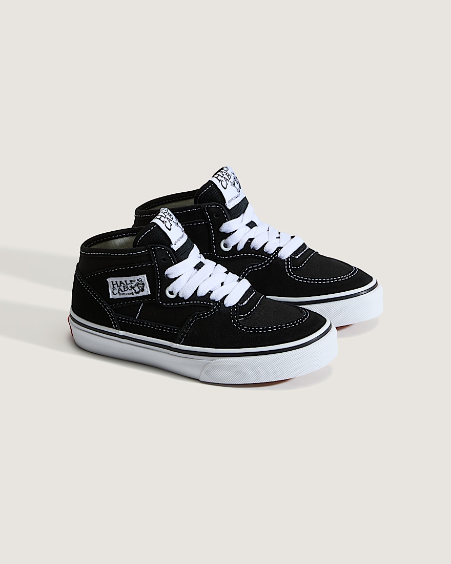 Little Kids Half Cab Decon Shoe VANS Black True White ALT1