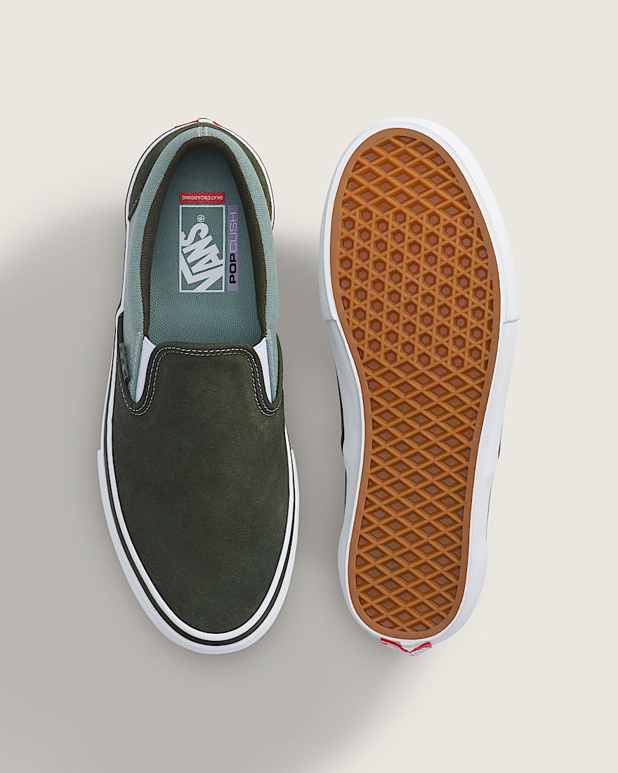 Skate SlipOn Shoe VANS Obsidian Fern Green ALT2