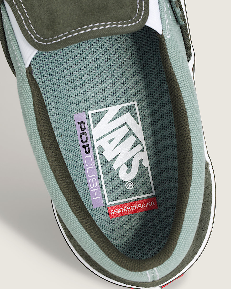 Skate SlipOn Shoe VANS Obsidian Fern Green ALT4