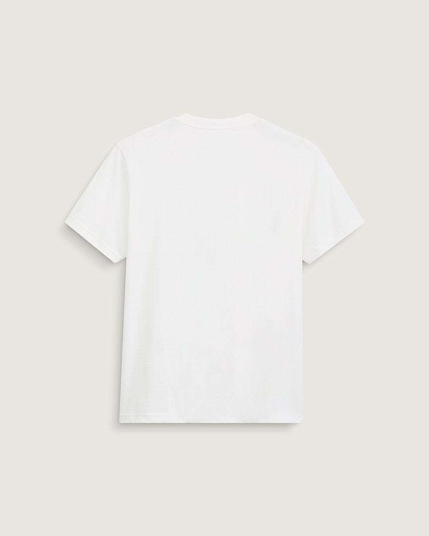 New Left Chest TShirt VANS White  Black ALT1