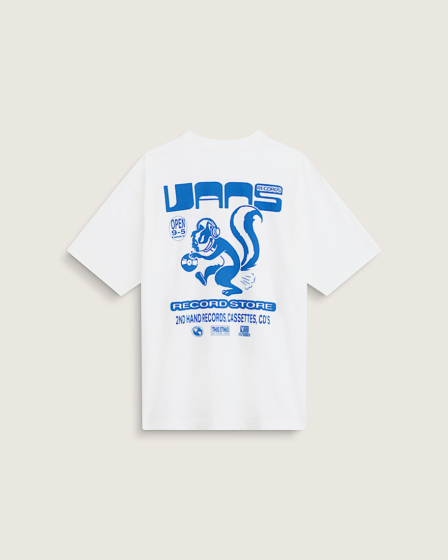 Vans Records TShirt VANS White HERO