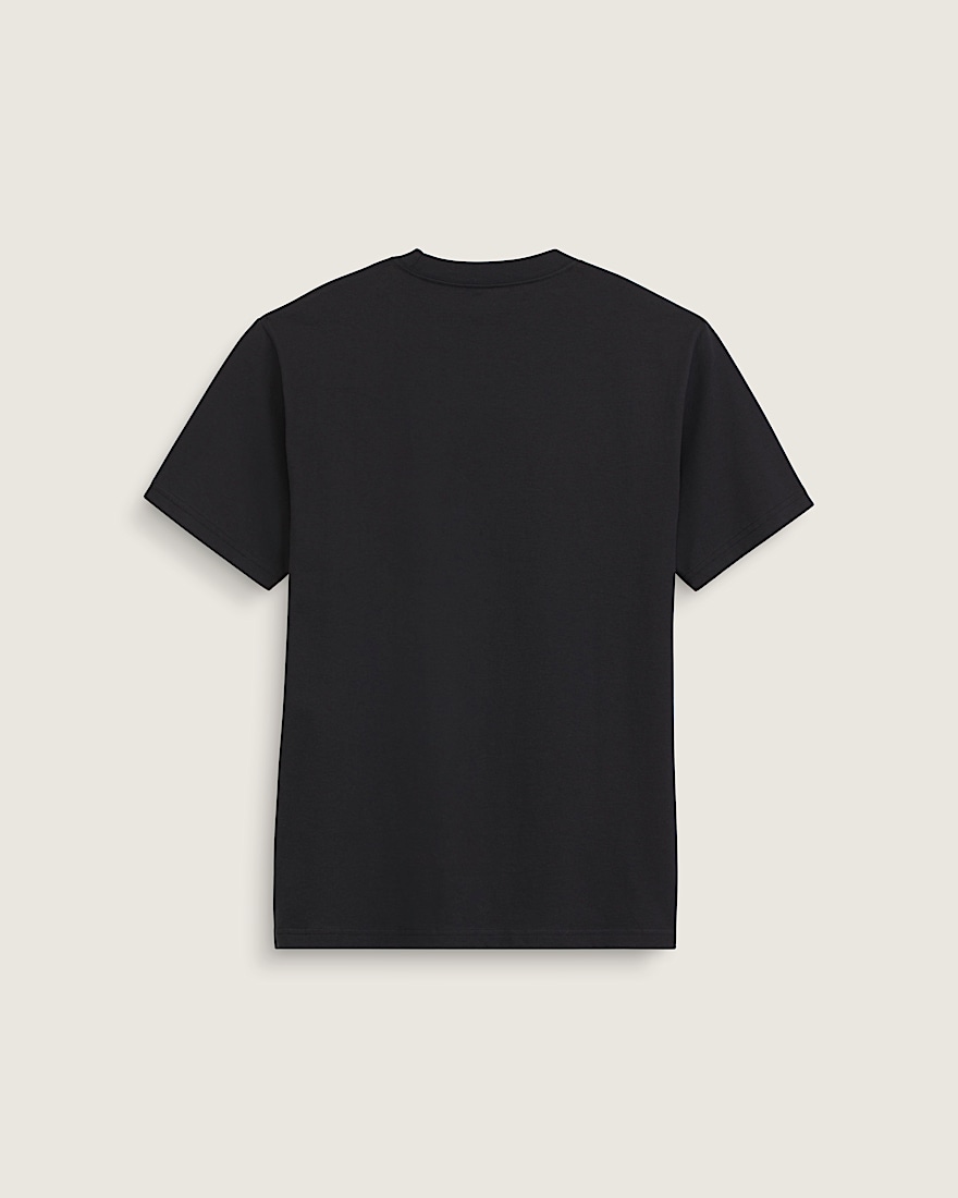 New Left Chest TShirt VANS Black  White ALT1