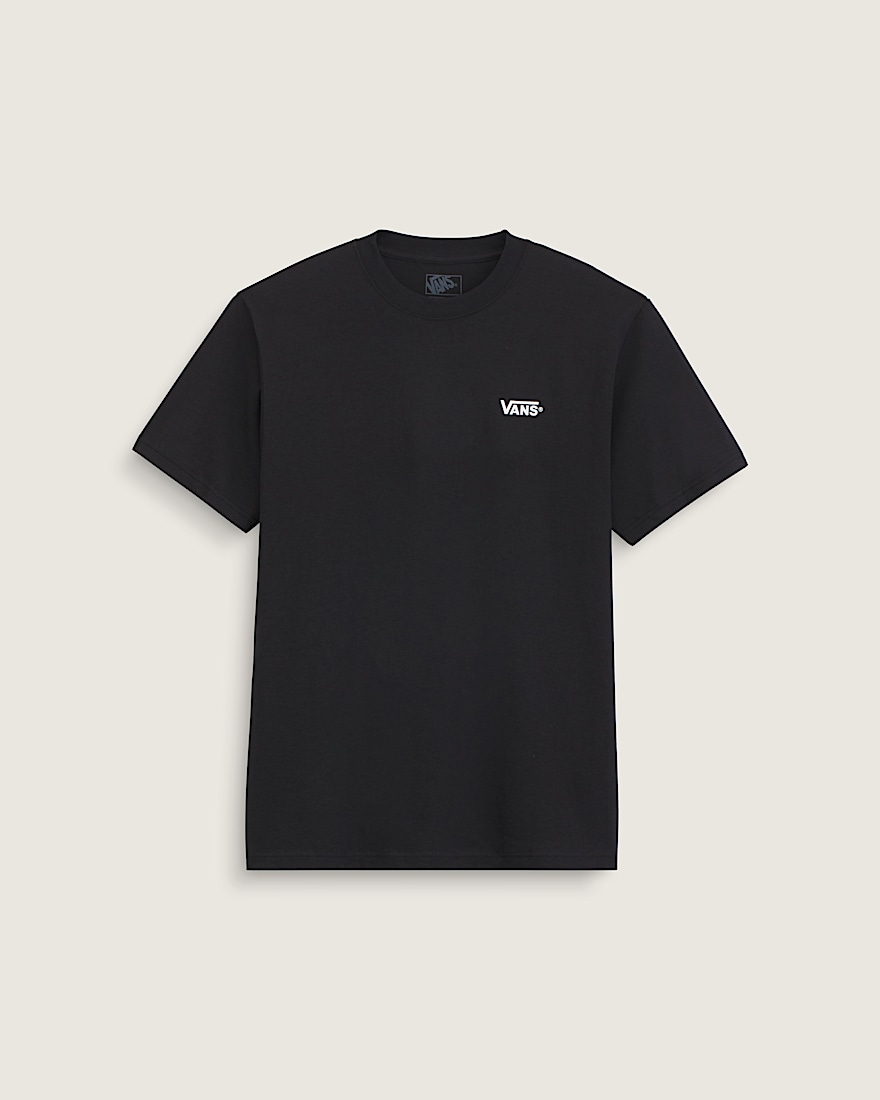 New Left Chest TShirt VANS Black  White HERO
