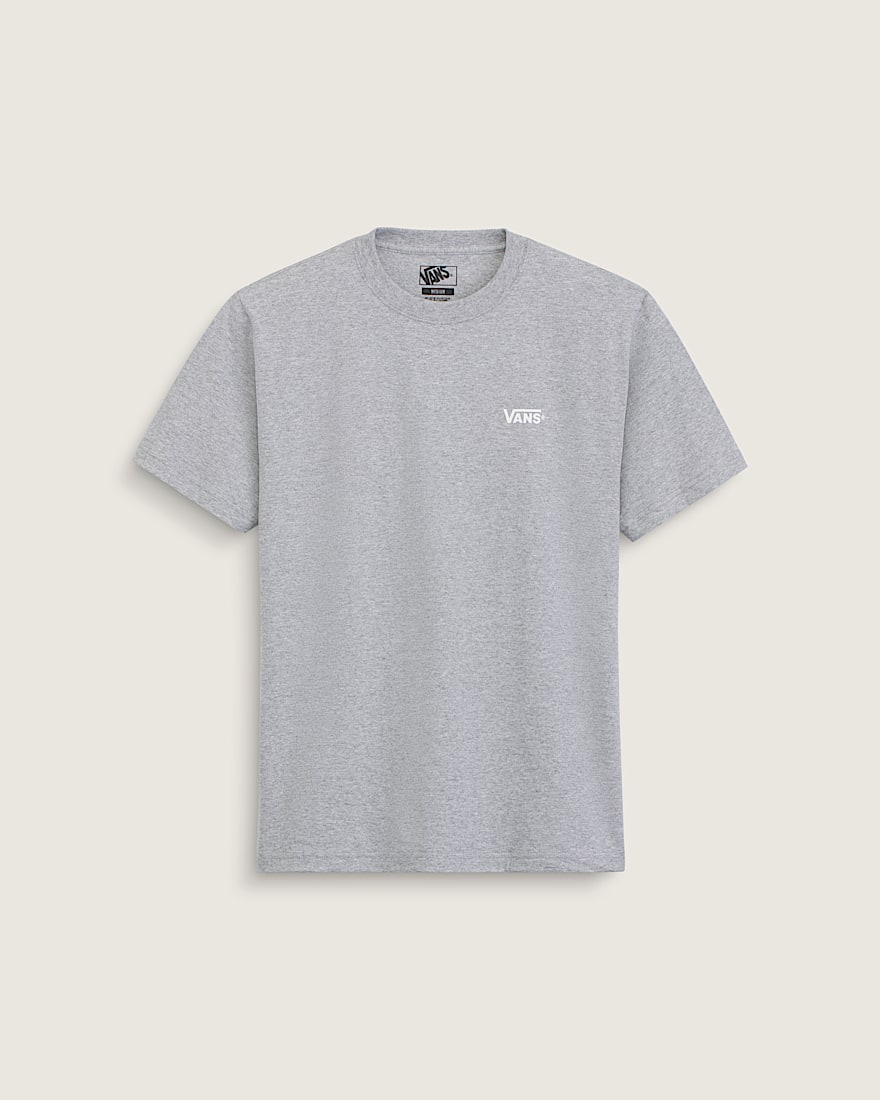 Left Chest TShirt VANS Athletic Heather Grey HERO