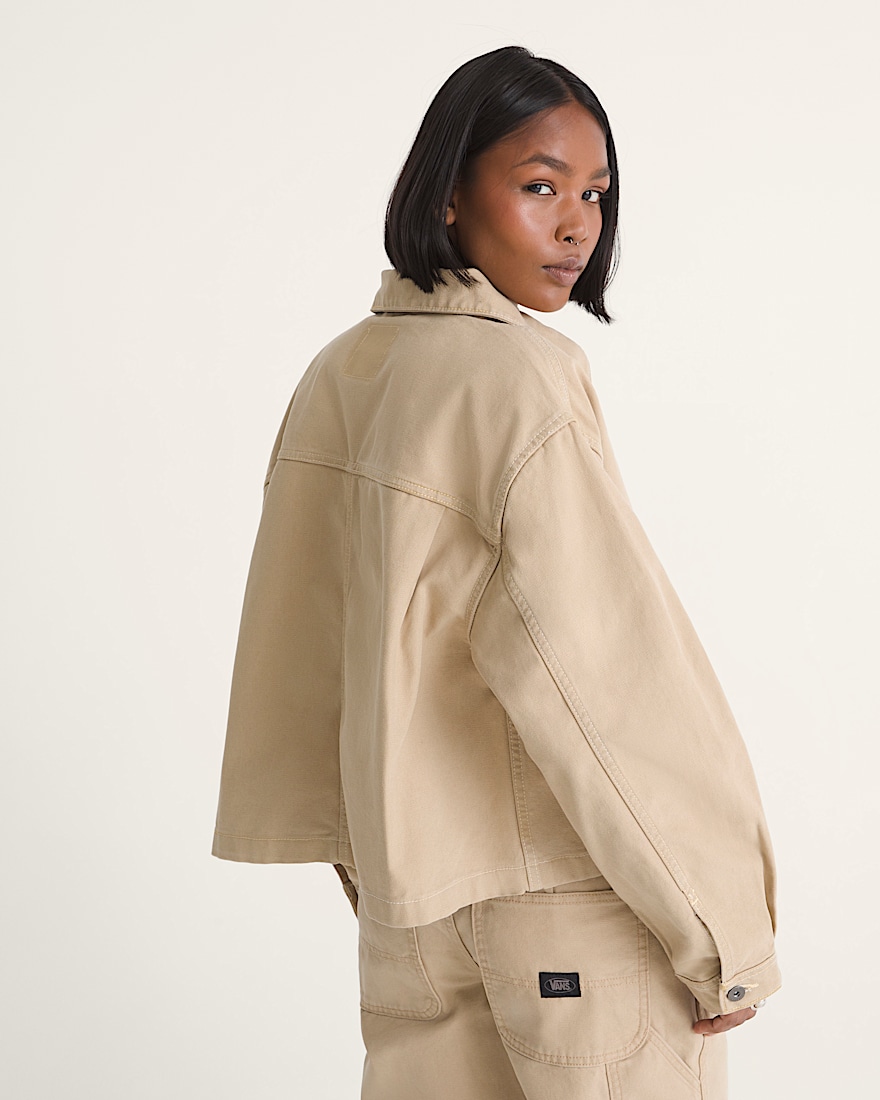 Emily Boxy Workwear Jacket VANS Incense Brown ALT3