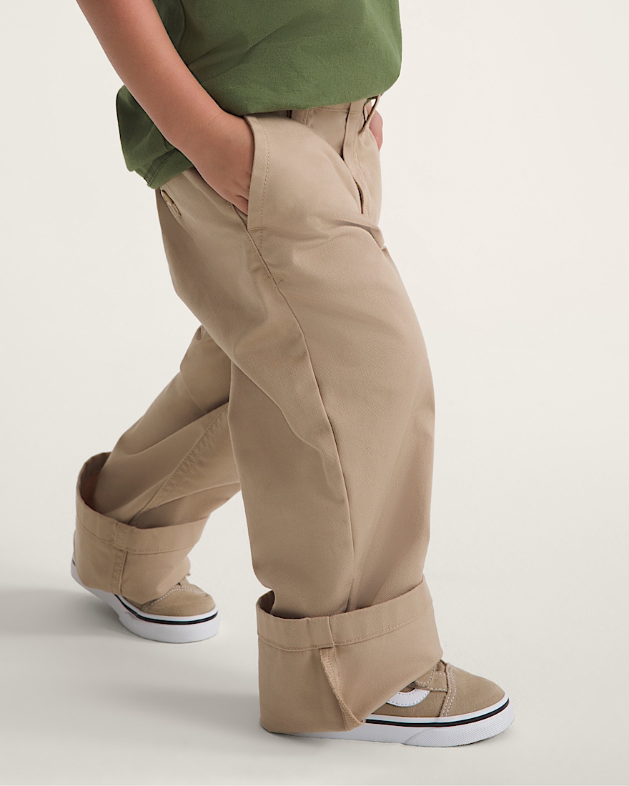 Little Kids Authentic Chino Loose Pant VANS Incense Brown ALT5