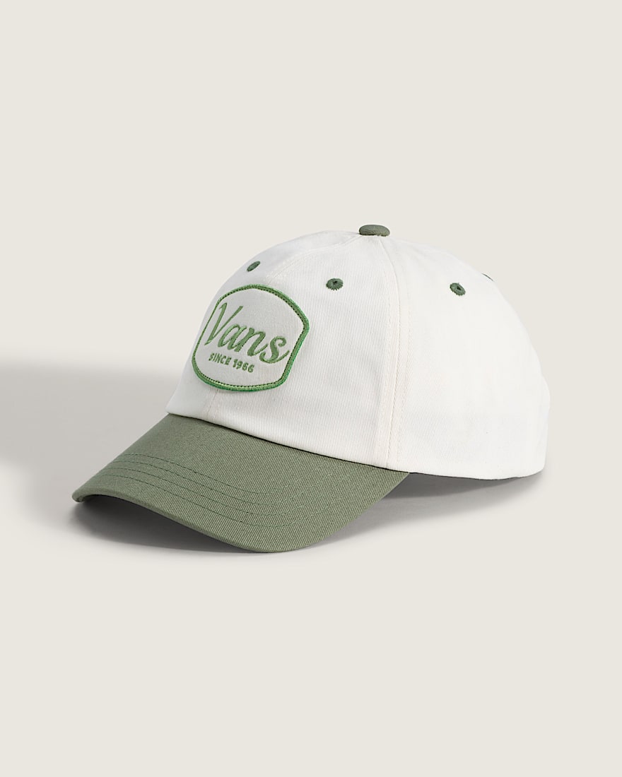 Two Tone Curved Bill Jockey VANS Neutral Olive HERO