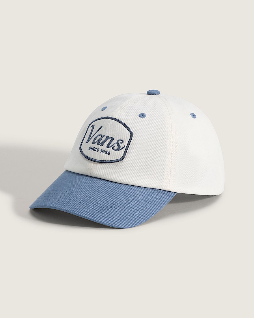 Two Tone Curved Bill Jockey VANS Glacier Slate HERO