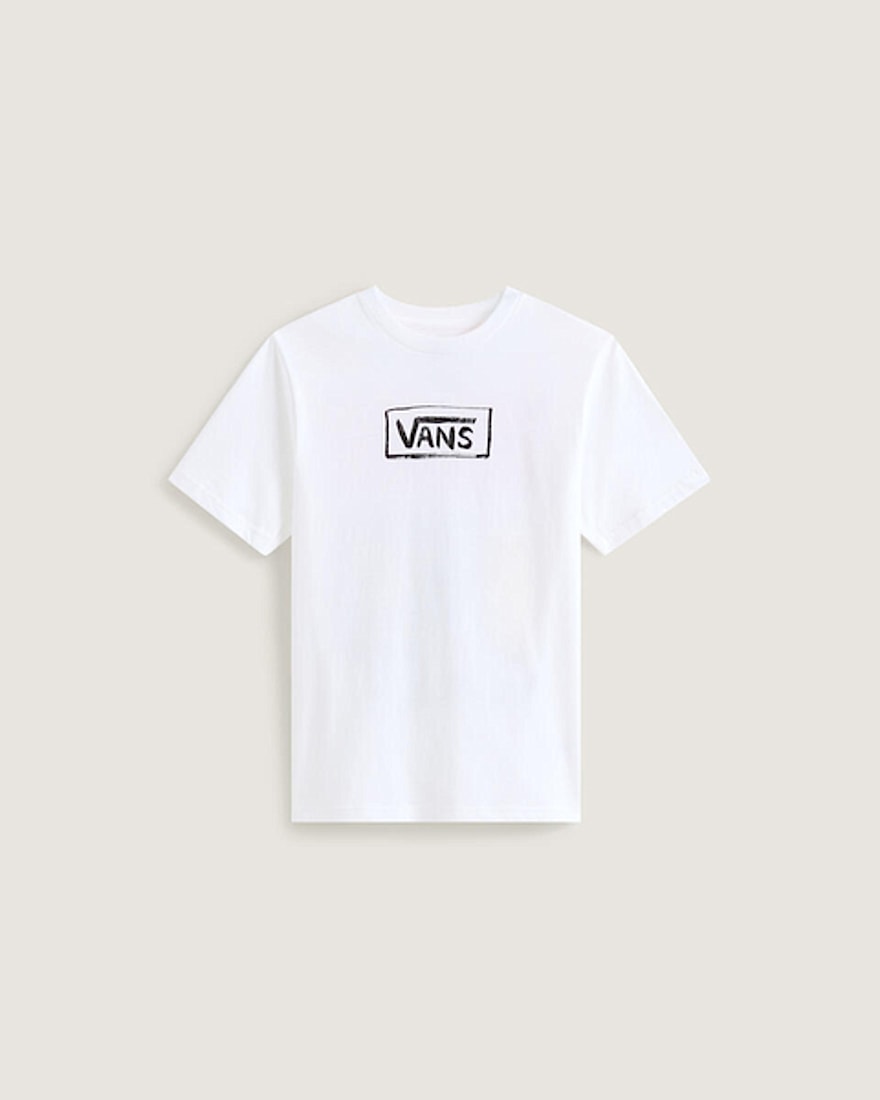 Kids Vans On Canvas TShirt VANS White ALT1