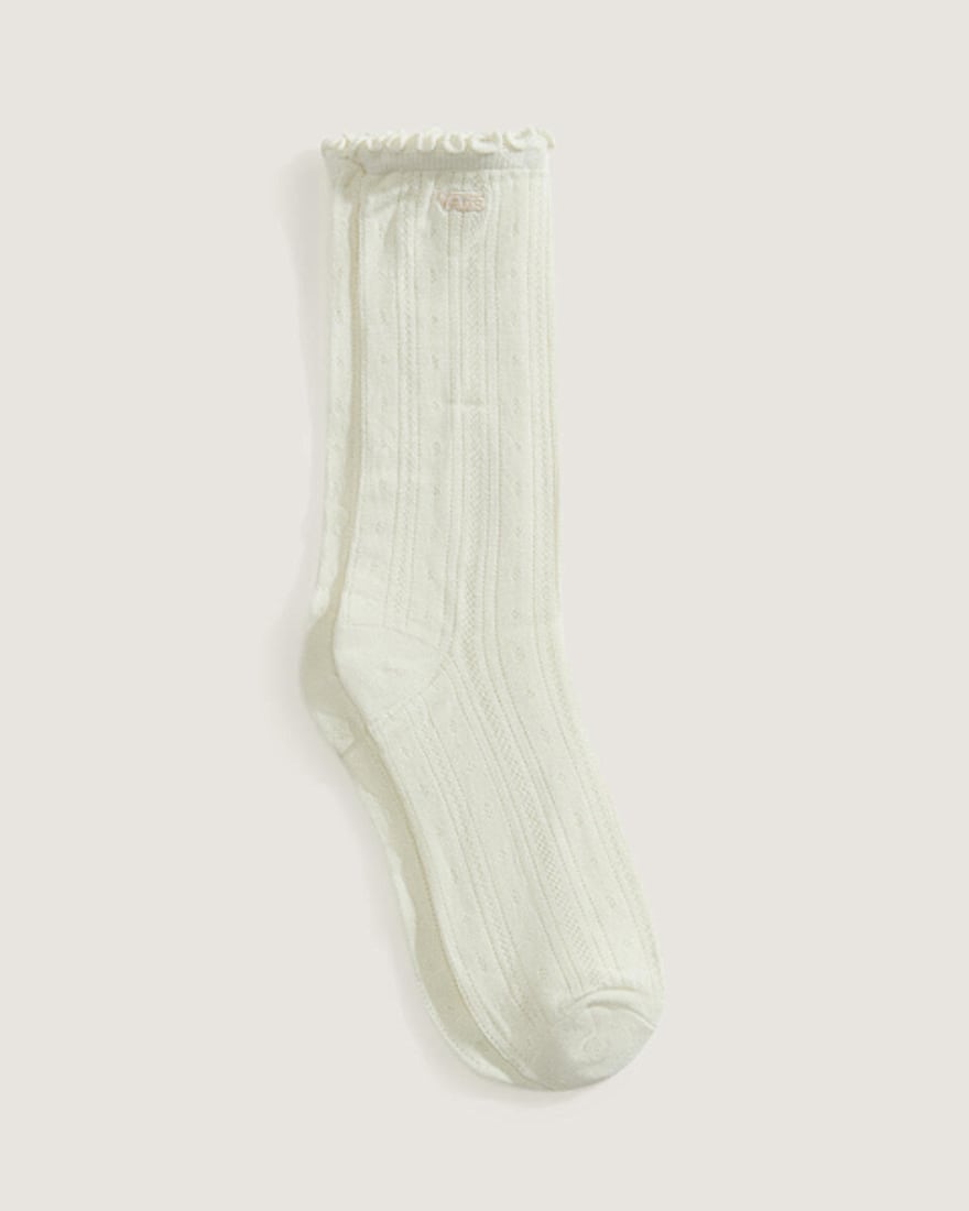 Pointelle Crew Socks VANS Marshmallow ALT1