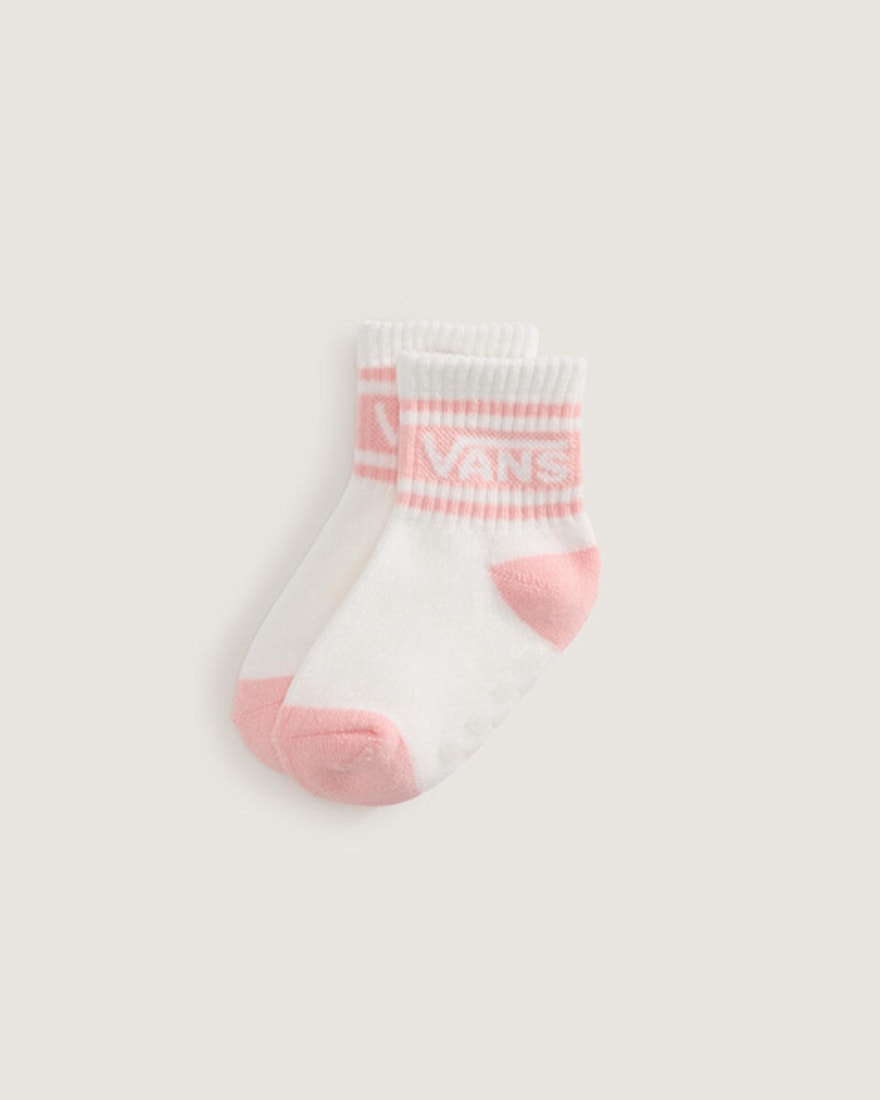 Kids Vans Drop V Crew Socks VANS Powder Pink HERO