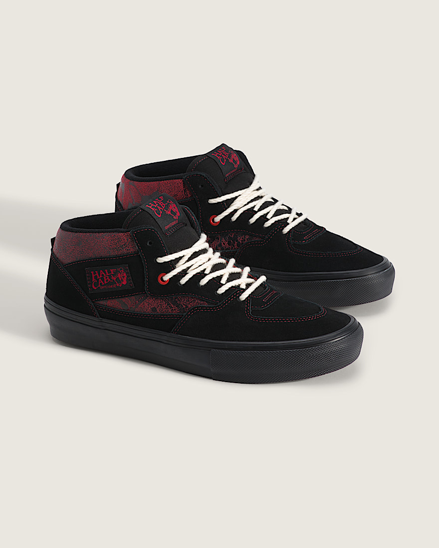 Skate Half Cab Shoe VANS Red Black ALT1