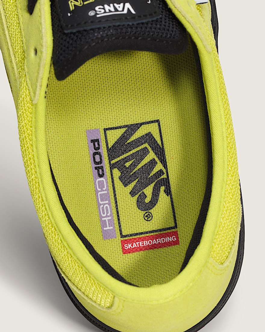 Skate Curren Caples Shoe VANS Fluro Lime Green  Black ALT4