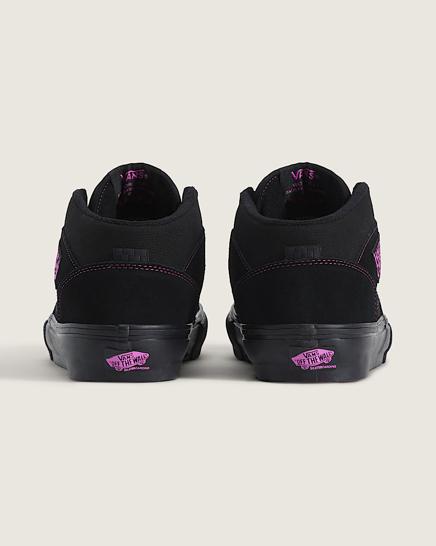 Skate Half Cab Shoe VANS Black Magenta Pink ALT3