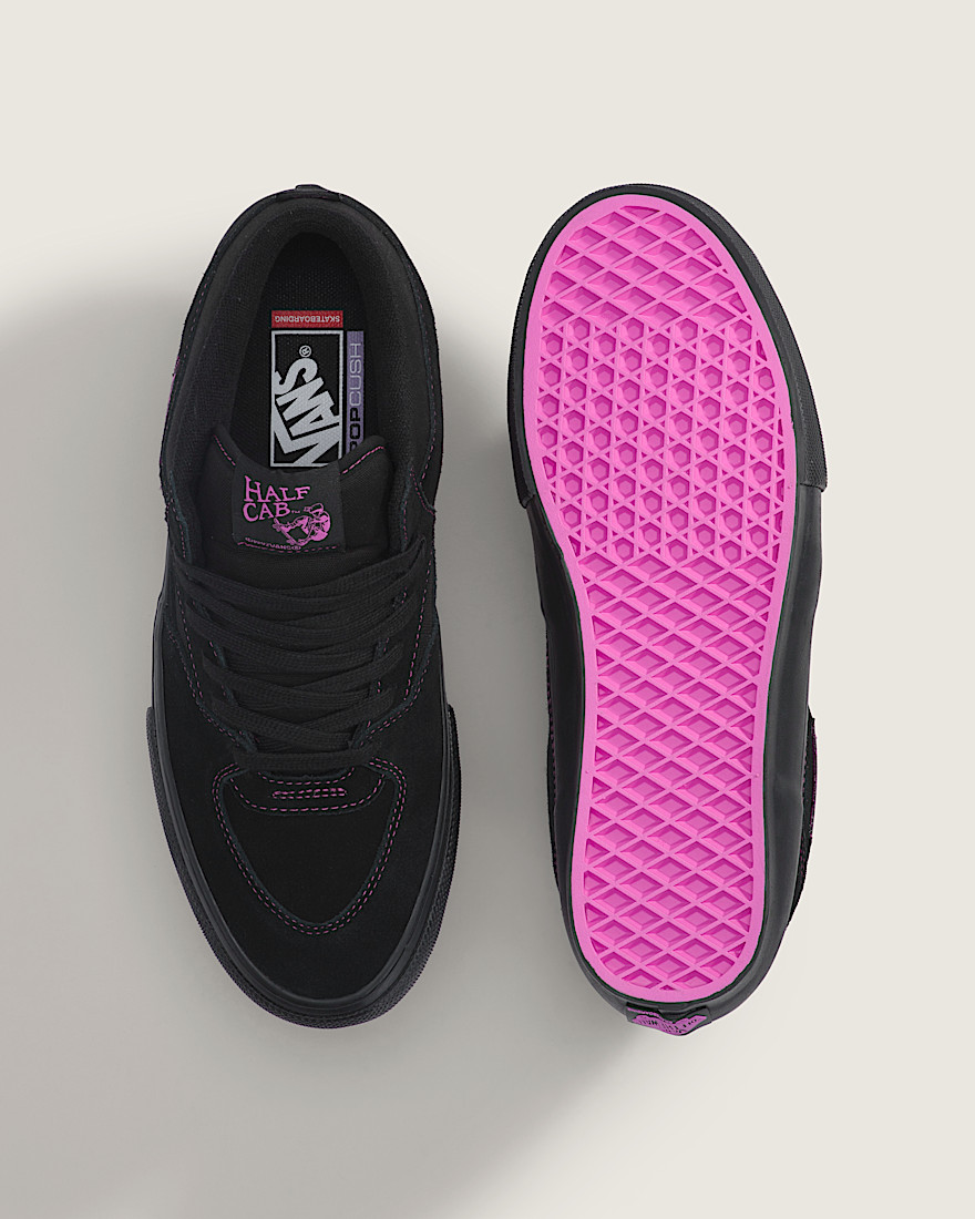 Skate Half Cab Shoe VANS Black Magenta Pink ALT2