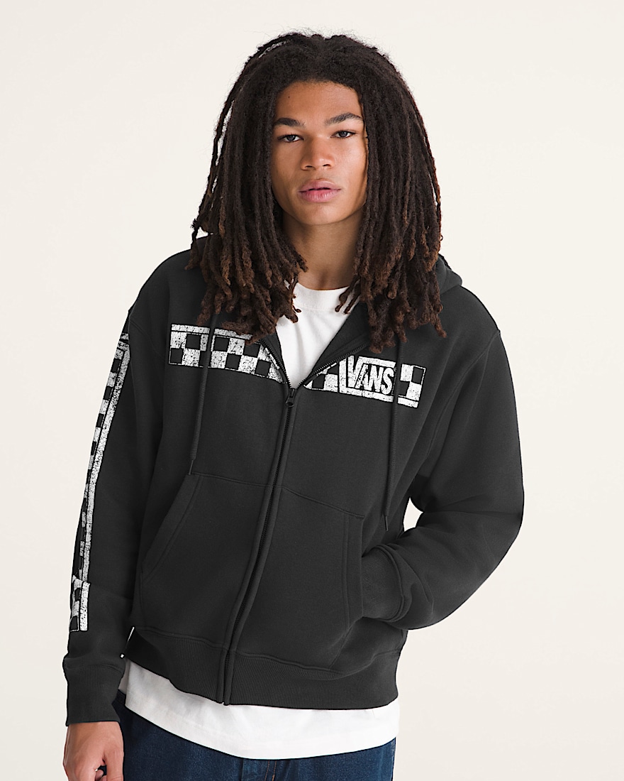 Vans Racing Full Zip Hoodie VANS Black ALT2