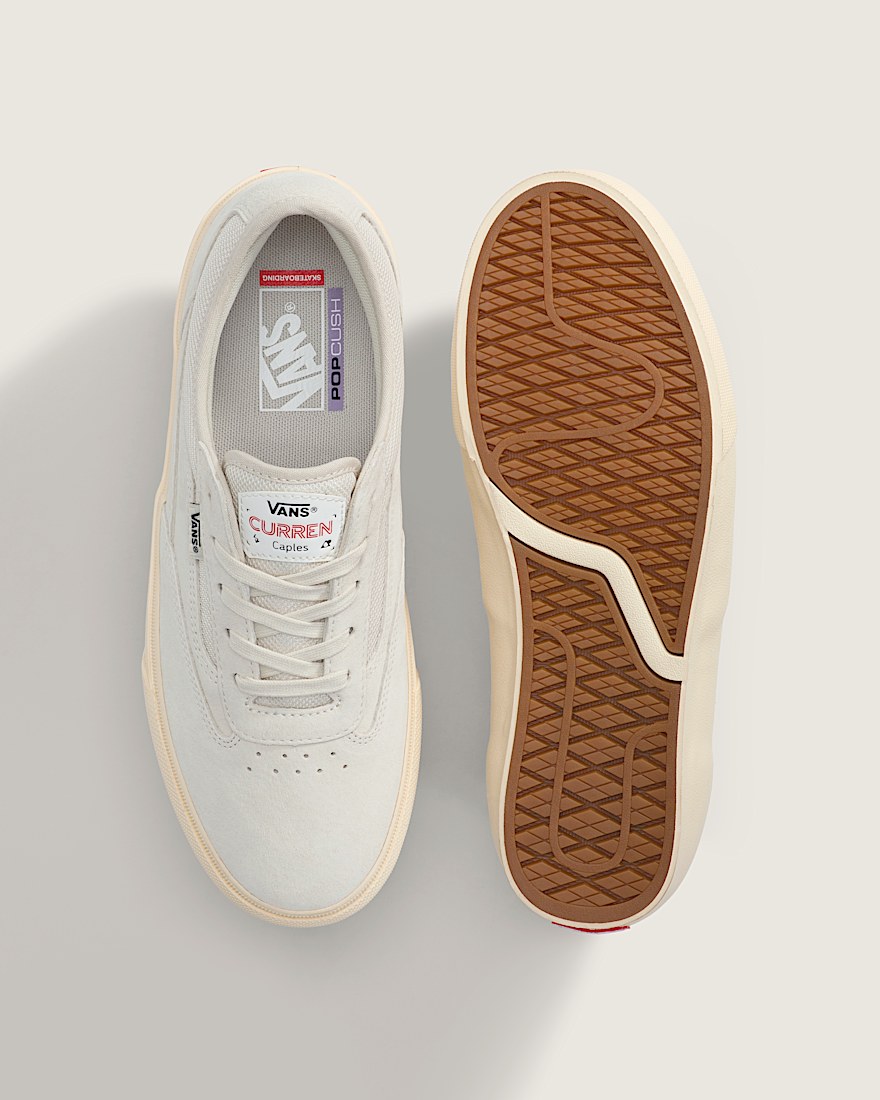Chaussure de skate Curren Caples VANS Blanc Tourterelle ALT2