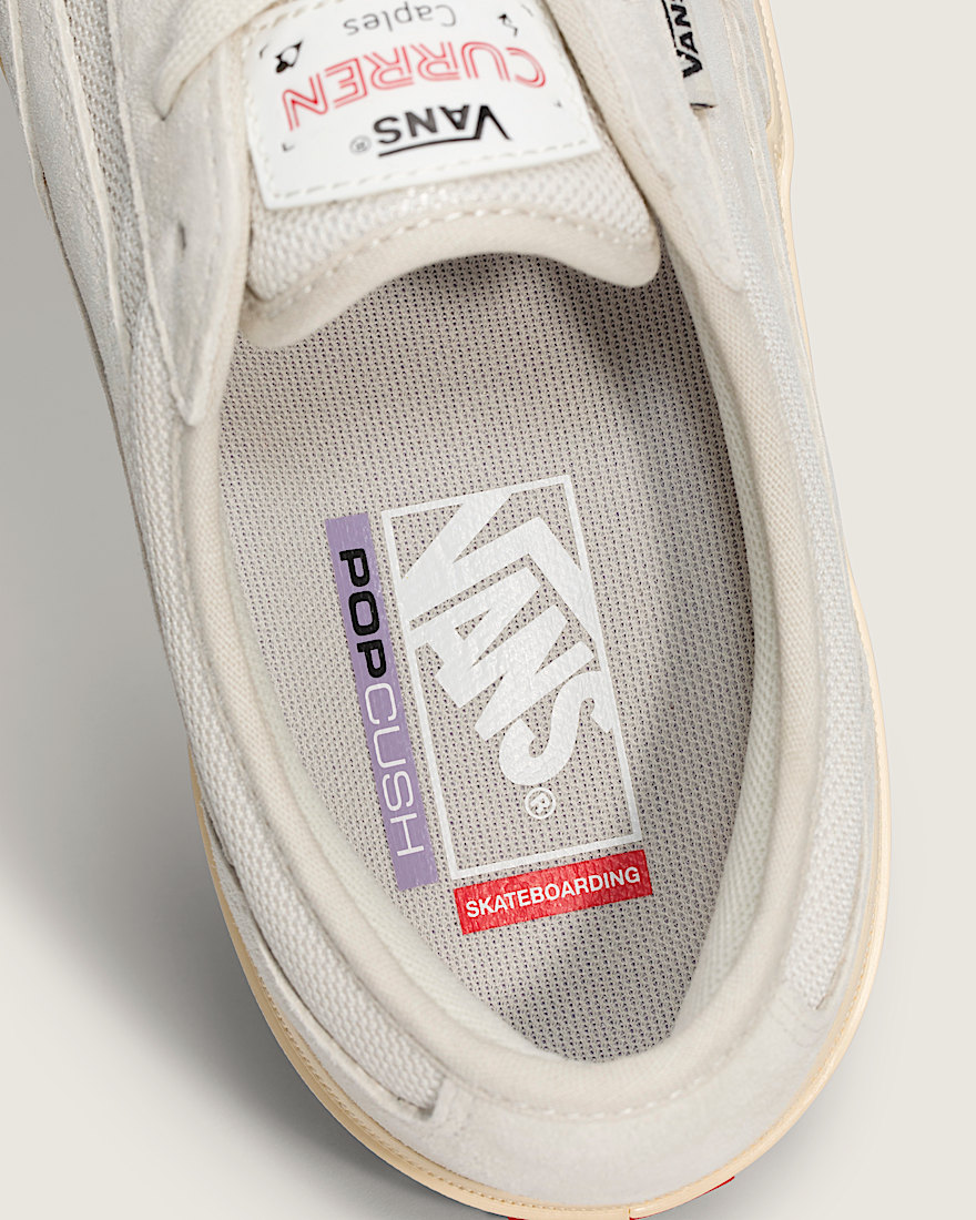 Chaussure de skate Curren Caples VANS Blanc Tourterelle ALT4