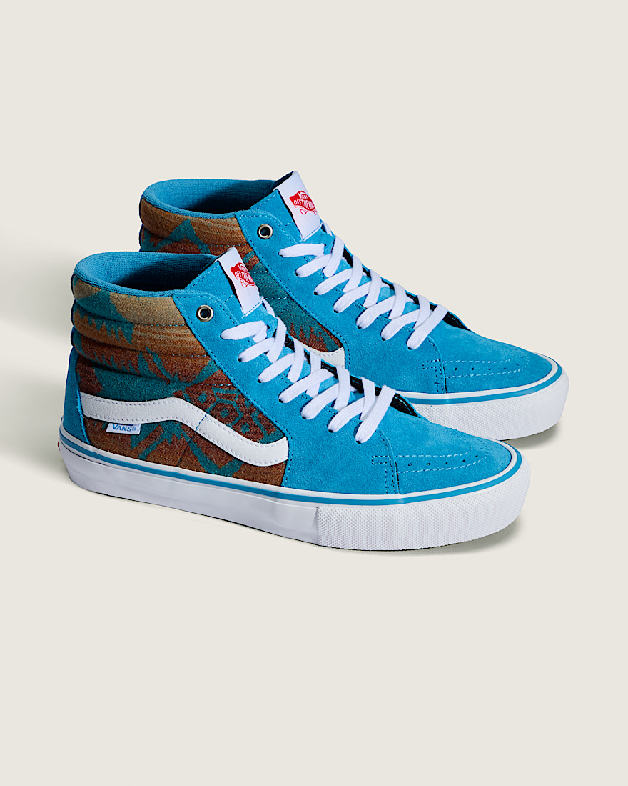 Van Doren Approved x All Nations Skate Sk8Hi Shoe VANS Blue Moon ALT1