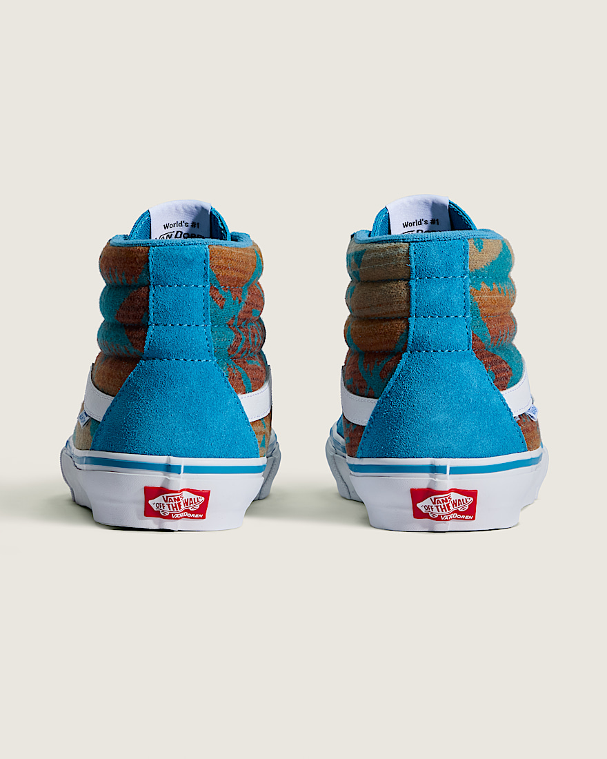 Van Doren Approved x All Nations Skate Sk8Hi Shoe VANS Blue Moon ALT3