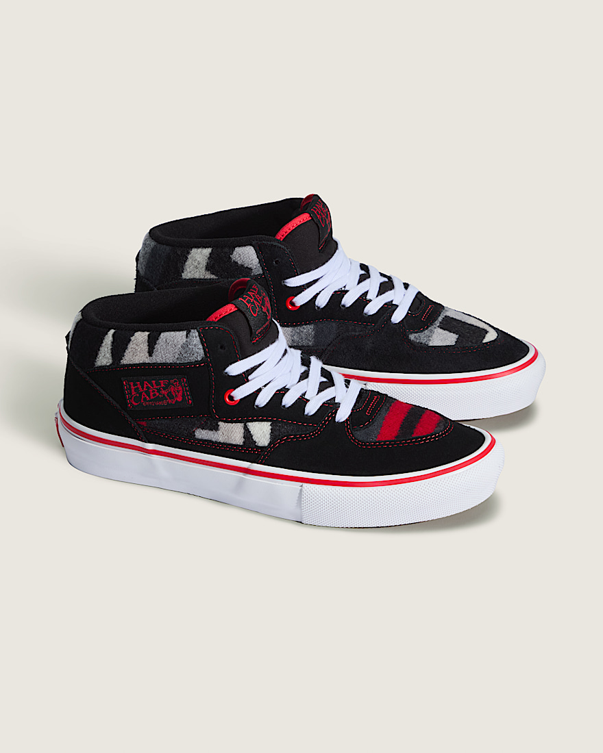 Van Doren Approved x All Nations Skate Half Cab Shoe VANS Black  Red ALT1