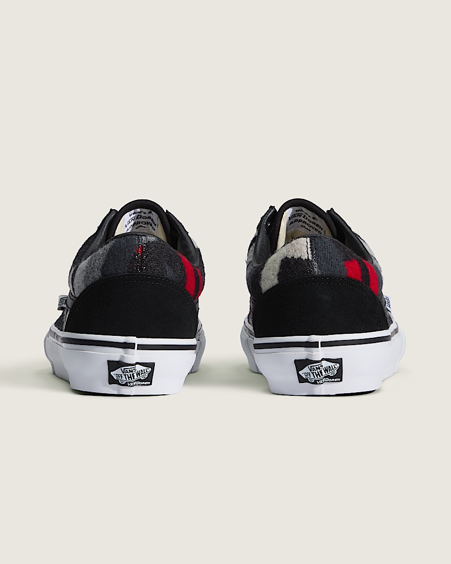Van Doren Approved x All Nations Skate Old Skool Shoe VANS Black  White ALT3