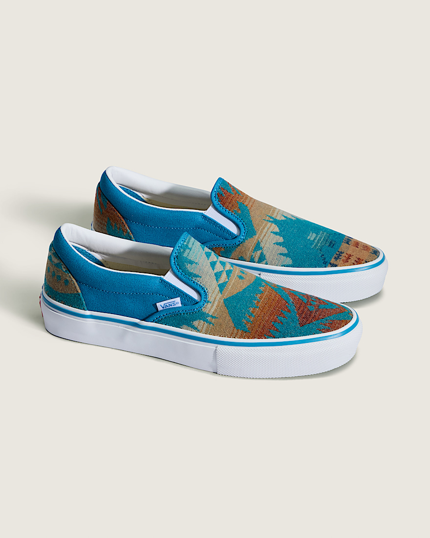 Van Doren Approved x All Nations Skate SlipOn Shoe VANS Blue Moon ALT1