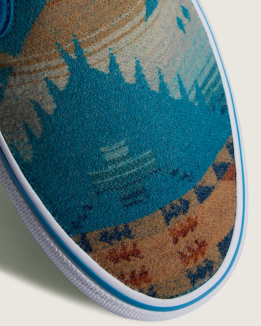 Van Doren Approved x All Nations Skate SlipOn Shoe VANS Blue Moon ALT5