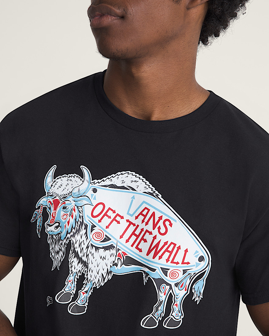 Van Doren Approved X All Nations TShirt VANS Black ALT4