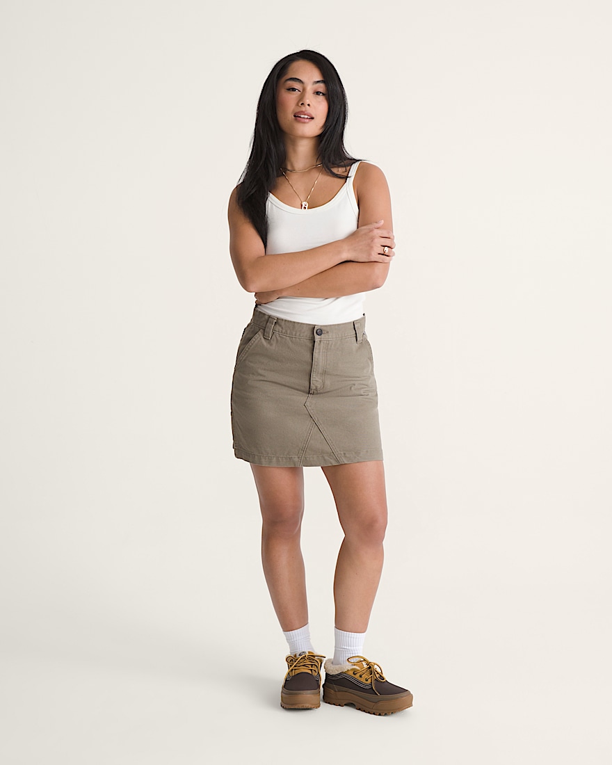 Chore Skirt VANS Bungee Cord Brown ALT3