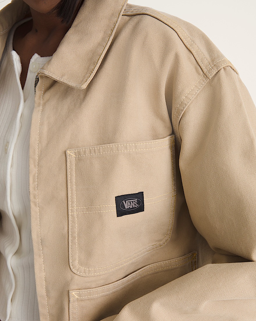 Emily Boxy Workwear Jacket VANS Incense Brown ALT5