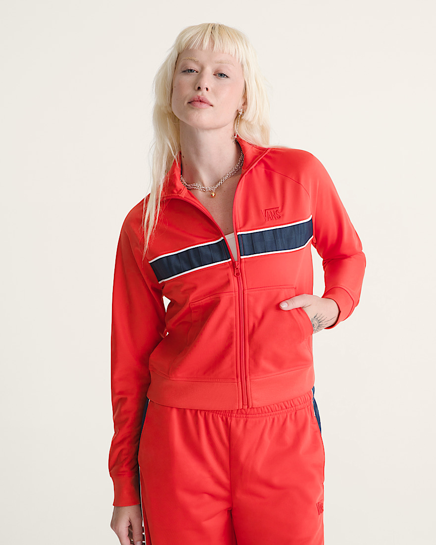 Nikita Track Jacket VANS Tomato Red ALT2
