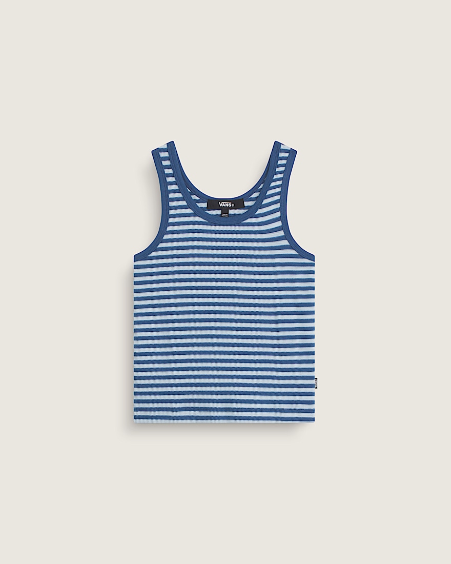 Kids Lilly Stripe Tank VANS True Navy Blue HERO