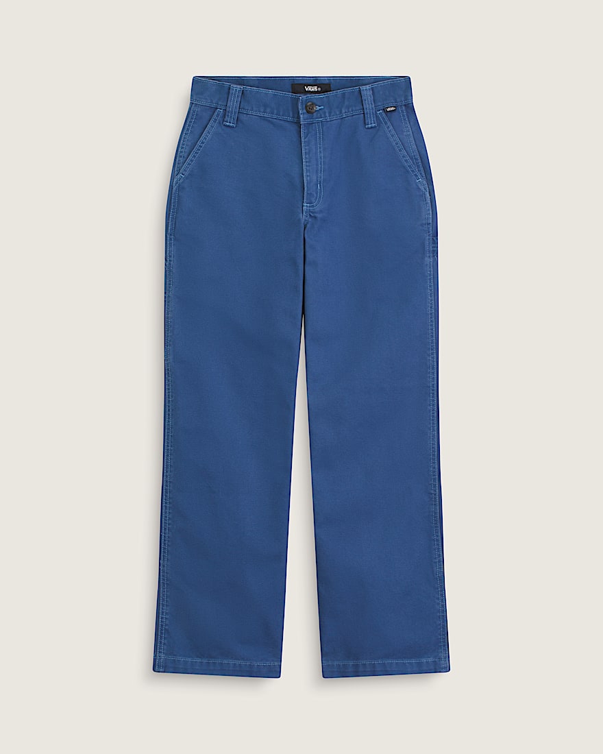 Chore Mid Rise Straight Pants VANS True Navy Blue HERO