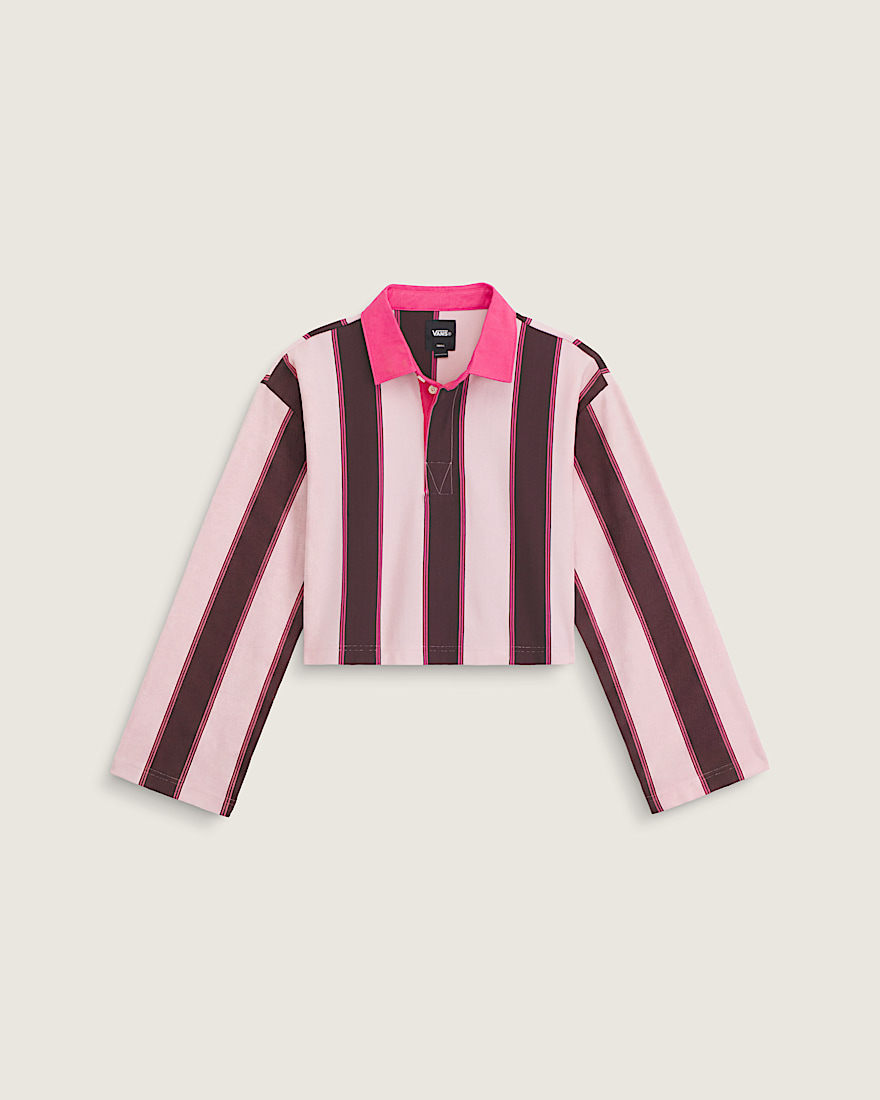 Becky Rugby Shirt VANS Coral Blush HERO