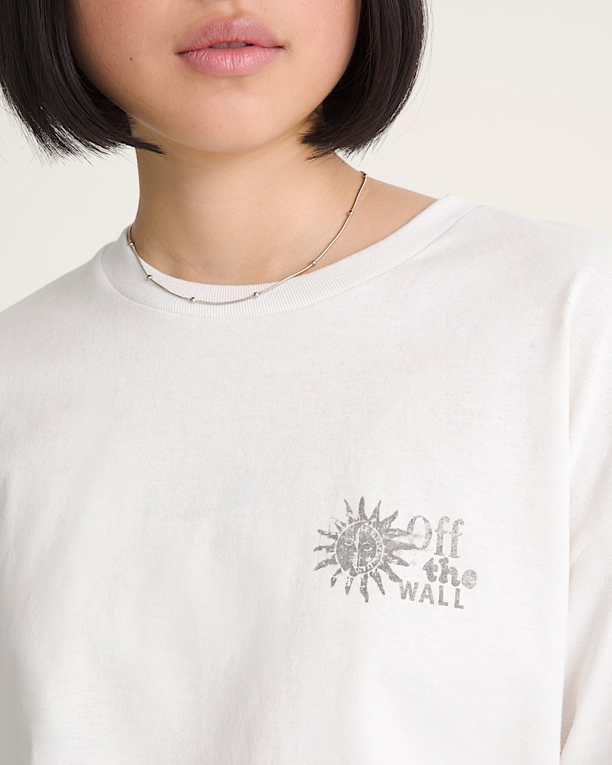 Dreams Spill TShirt VANS Marshmallow White ALT4