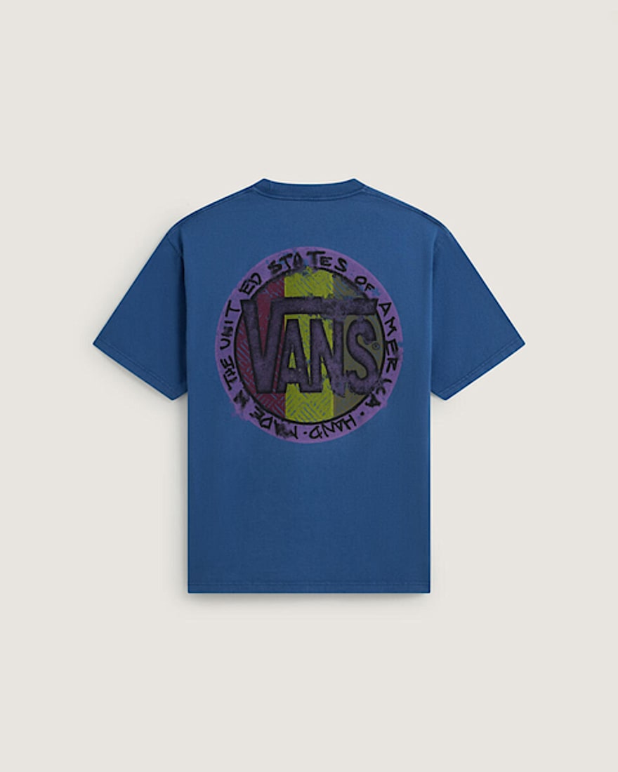 Blotched Circle TShirt VANS True Navy Blue ALT1