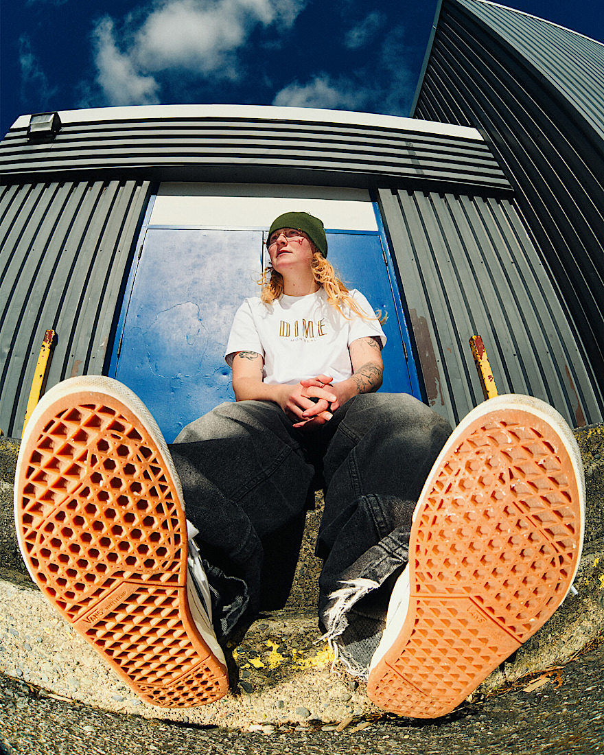 Skate Half Cab Wafflecup Shoe VANS Una Farrar Utility Block Blanc De Blanc ALT9