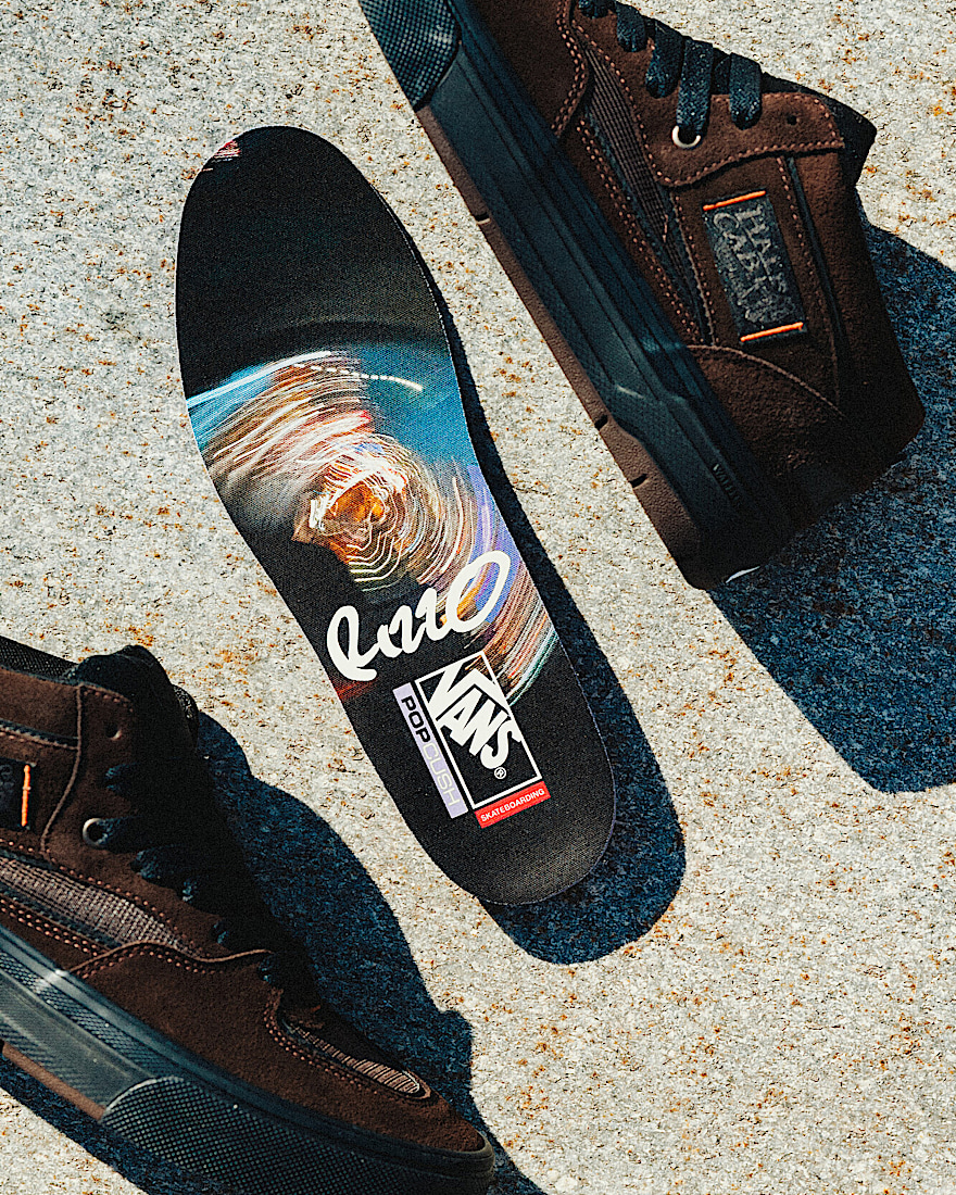 Skate Half Cab Wafflecup Shoe VANS Dick Rizzo Translucent Sidewall Black  Blue ALT9