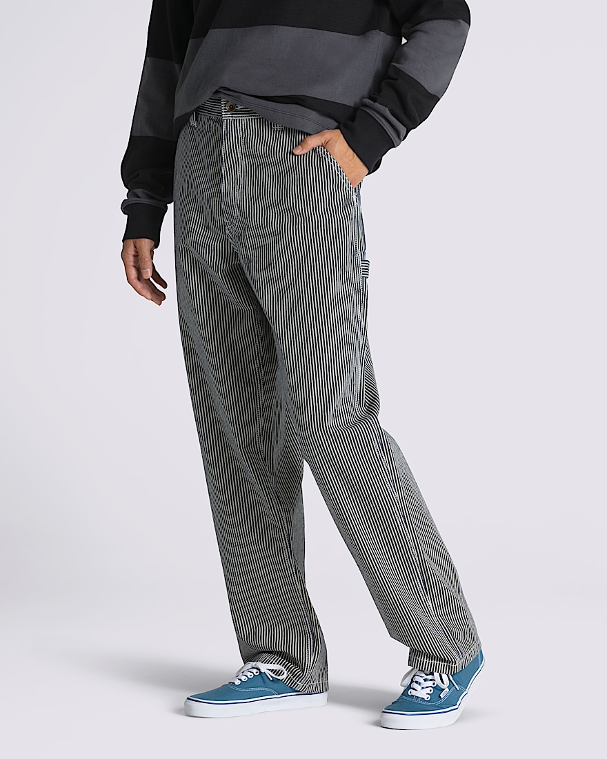 Drill Chore Carpenter Loose Pants VANS Indigo Blue HERO