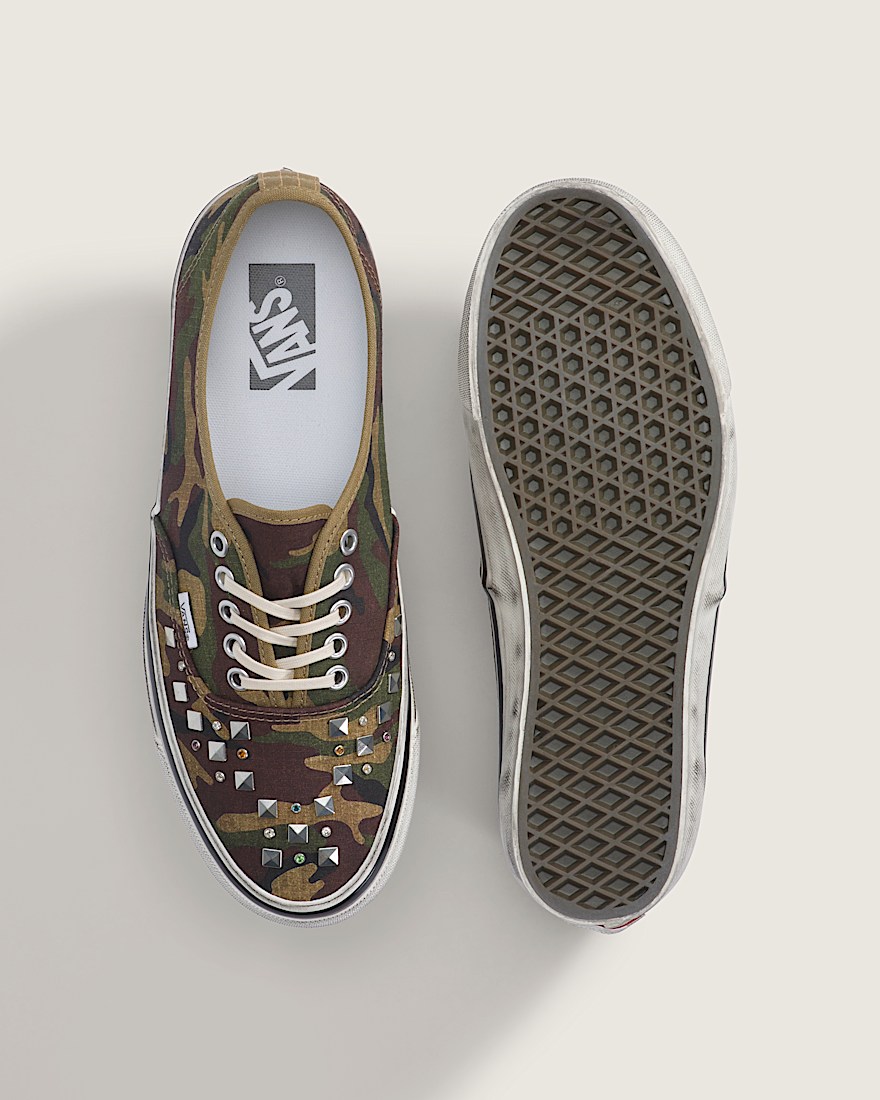 Premium Authentic Shoe VANS Woodland Camo Green ALT2