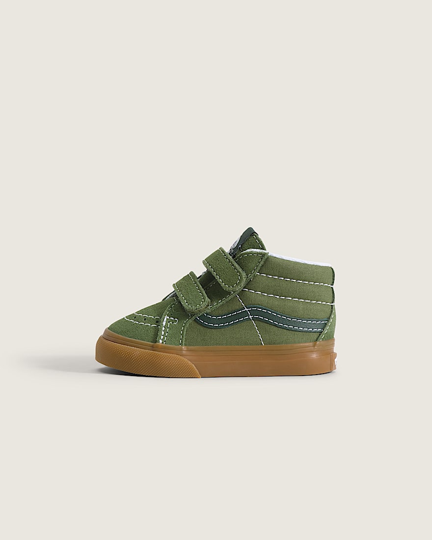 Toddler SK8Mid V Shoe VANS Gum Balsam Green HERO