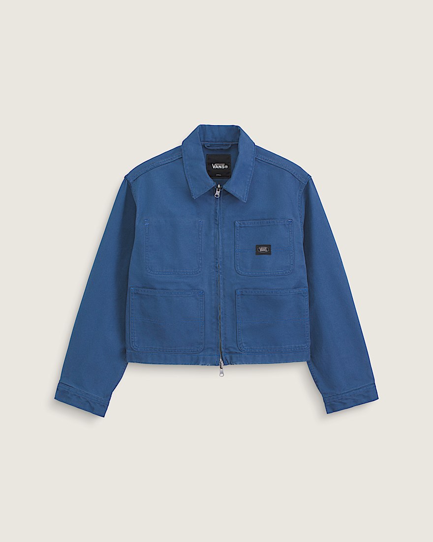 Emily Boxy Workwear Jacket VANS True Navy Blue HERO