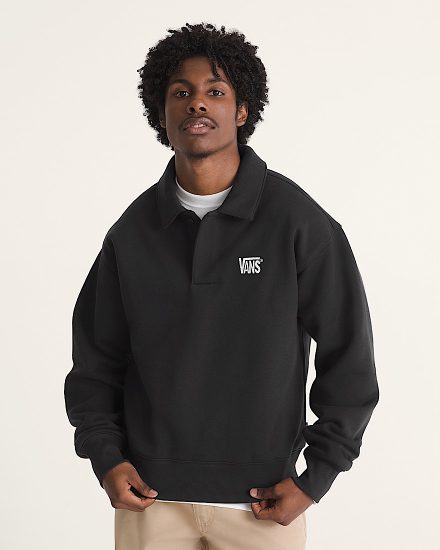 Polo Fleece Pullover VANS Black ALT2
